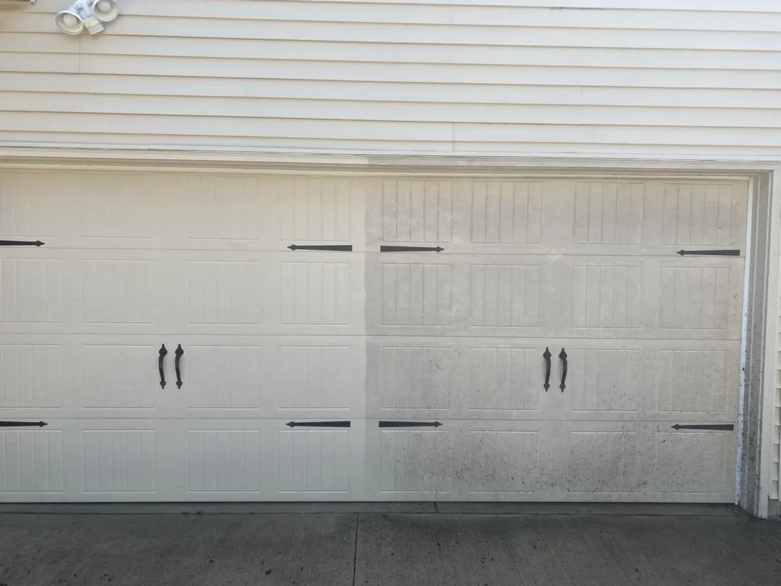 Home exterior cleaned by PowerClean Pros