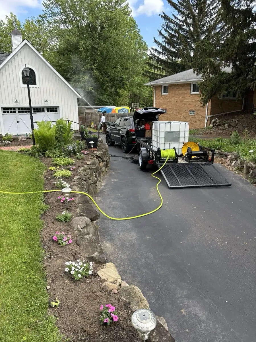 Driveway cleaning and sealing in Westlake, OH